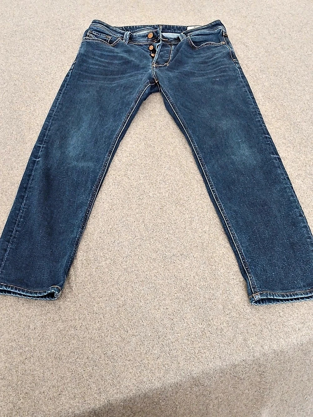 Diesel Larkee-Beex Men's Tapered Jeans Waist 31 Blue